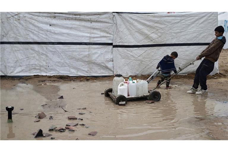 Zeltlager im Gazastreifen. (Archivbild)