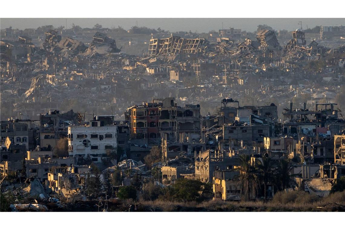 Zerstörte Gebäude sind im Gazastreifen zu sehen. (Archivbild)