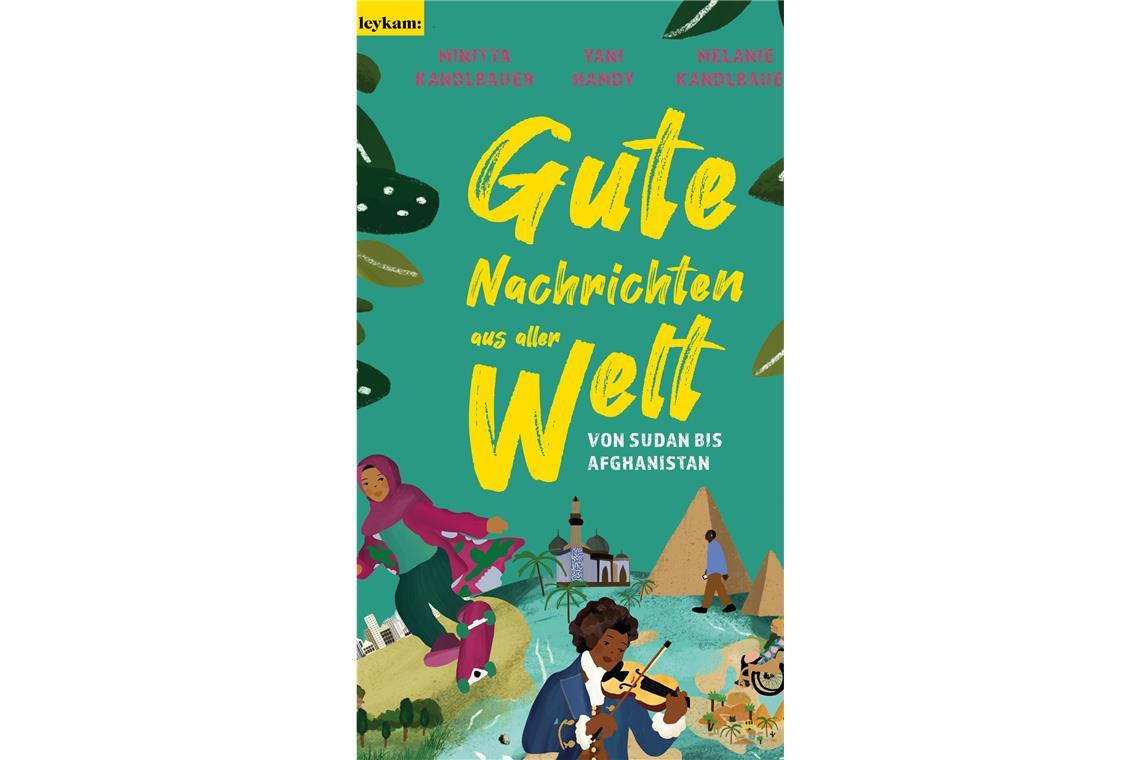 Zum Träumen – Minitta und Melanie Kandlbauer, Yani Hamdy: Gute Nachrichten aus aller Welt. Leykam. 128 Seiten. 24,50 Euro. Mit diesem Buch reist man in Gedanken in fremde Länder. Doch wer an  Afghanistan, Somalia und Kolumbien denkt, hat  selten Positives vor Augen. Das wollen die Autorinnen mit ihrem Buch verändern. (mst)