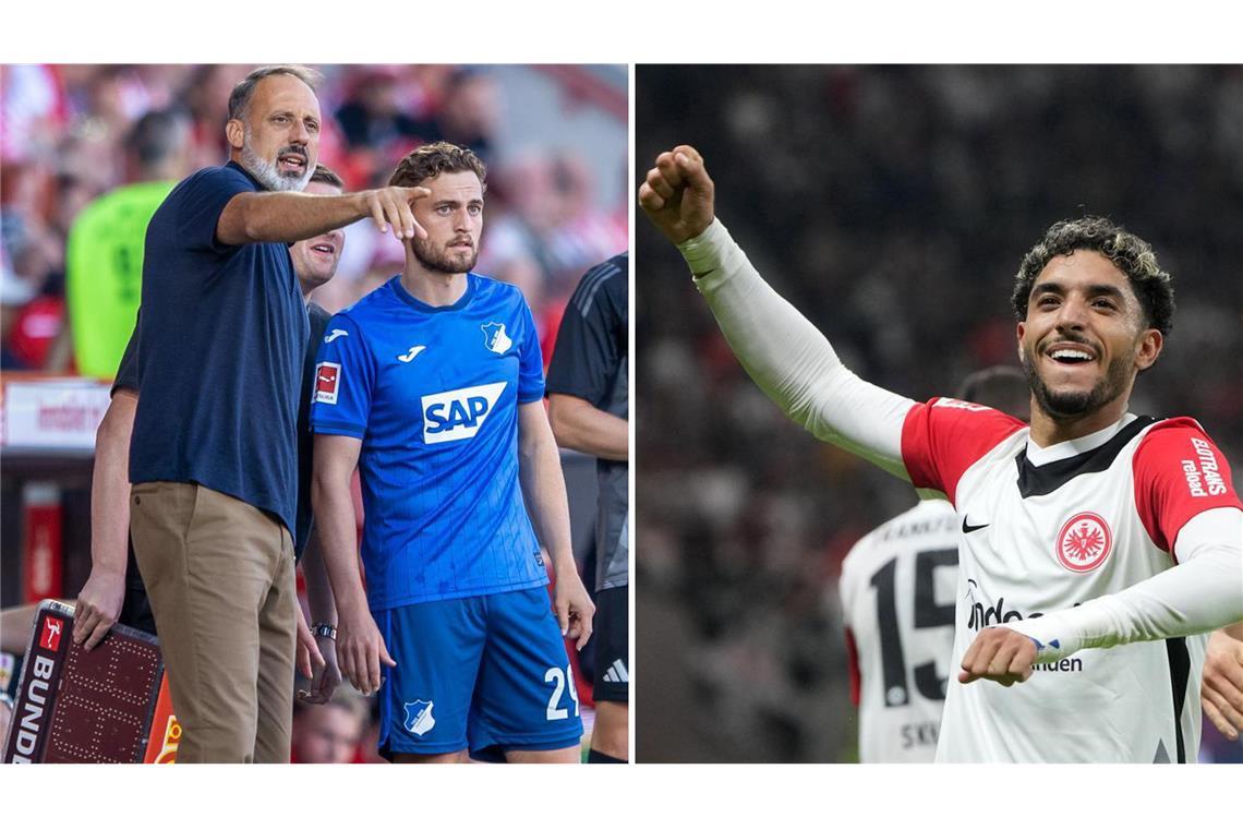 Zwei mit VfB-Vergangenheit: Pellegrino Matarazzo (links mit Jacob Bruun Larsen) sowie Omar Marmoush starten in dieser Woche mit ihren neuen Clubs in die Europa League.